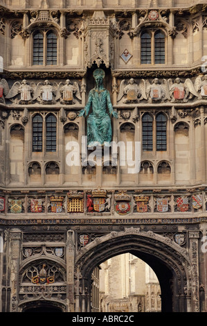 Gate di Christchurch Cattedrale di Canterbury Canterbury Kent England Foto Stock