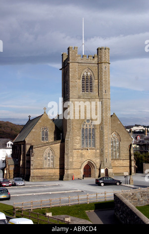 St Michaels Chiesa Aberystwyth Wales Foto Stock