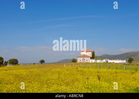 Monastero e cimitero vicino Cespedosa de Tormes Castilla y Leon Spagna Foto Stock