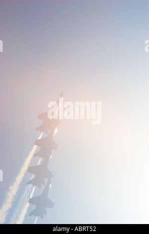 Navy Blue Angels in Air Show Foto Stock