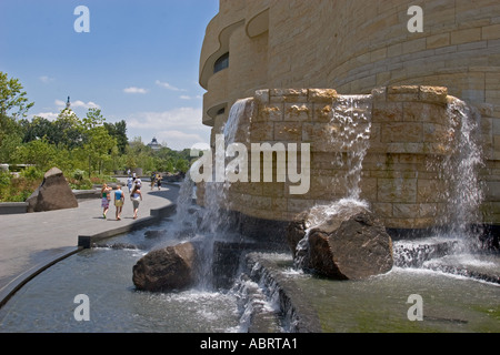 Washington DC e il Museo Nazionale degli indiani americani Foto Stock