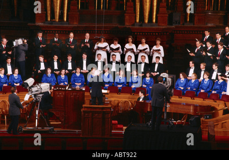 Salt Lake City USA Utah Temple Square Tabernacolo Tabernacle Choir Foto Stock