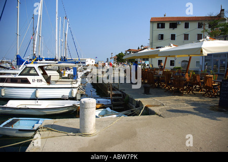 Vista Izola Primorska Istria Slovenia ex ex Iugoslavia Isola d'Istria Istria Istria slovena Est Europa orientale Foto Stock