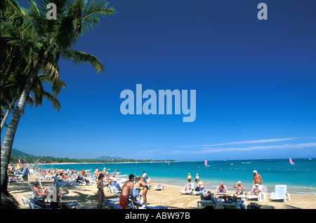 Caraibi Repubblica Dominicana spiaggia di Cabarete Foto Stock