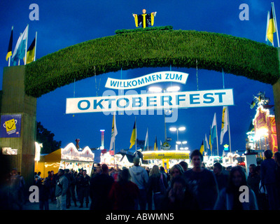 Oktoberfest Monaco di Baviera Oktoberfest Muenchen Foto Stock