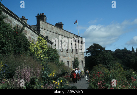 Dalemain House Terrazza Penrith Cumbria Inghilterra England Regno Unito Foto Stock