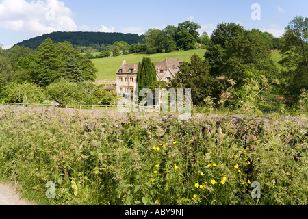 Mulino Lovedays alla periferia del villaggio Costwold di Painswick Gloucestershire Foto Stock