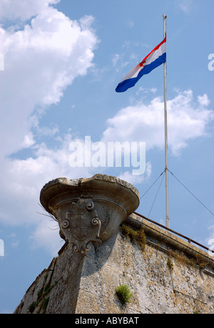 La fortezza veneziana Cittadella Pola Istria Croazia ex ex Iugoslavia Pola Croazia Hrvatska penisola istriana Est Europa orientale Foto Stock