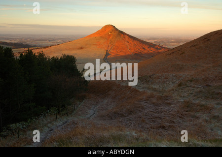 Roseberry Topping da poco Roseberry, grande Ayton Foto Stock