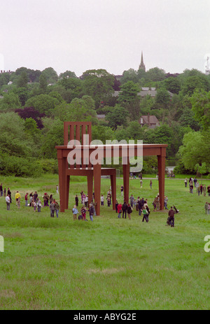 Lo scrittore di Parliament Hill Hampstead Heath Londra Inghilterra Foto Stock