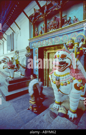 Il Nepal Kathmandu Hanuman Dhoka Palace Foto Stock