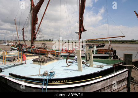 Maldon Essex Thames chiatte a vela England Regno unito Gb Foto Stock
