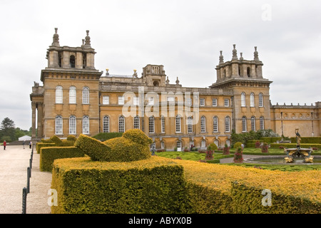 Inghilterra Oxfordshire Woodstock Blenheim Palace il giardino italiano Foto Stock