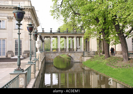 Acqua Palace in Reale Lazienki Park, Varsavia, Polonia Foto Stock