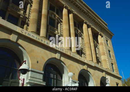 Western Australia Perth vecchio edificio coloniale del Commonwealth Bank of Australia sul Murray Street Foto Stock