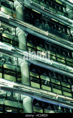 Condutture industriali - Lloyds of London, Londra, Inghilterra Foto Stock