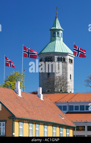 La torre a Valberg, Stavanger, Rogaland, Norvegia Foto Stock