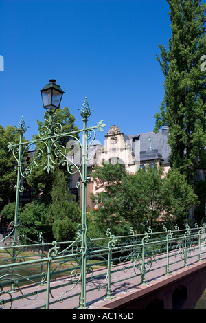 PASSERELLE DU FAUX-RAMPART passerella Strasburgo Alsace Francia Foto Stock