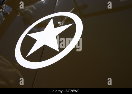 Stelle pentagono esercito americano JEEP BAPDB ORIZZONTALE7690 Foto Stock