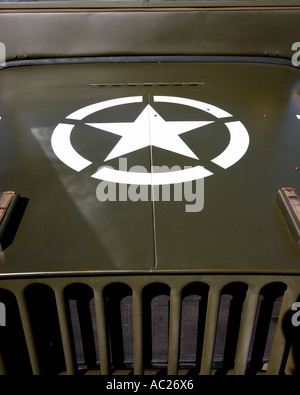 Stelle pentagono esercito americano JEEP BAPDB ORIZZONTALE7692 Foto Stock