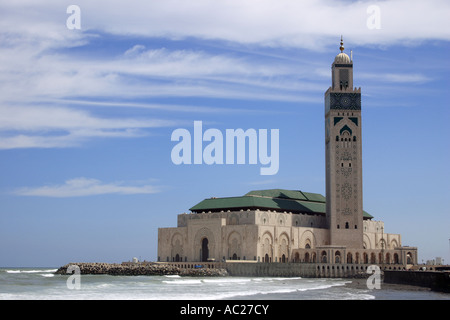 Casablanca,la grande mosquée Foto Stock
