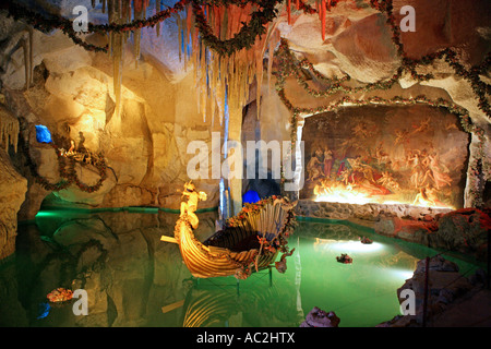 Grotta di Venere presso il castello di Linderhof, Baviera, Germania Foto Stock