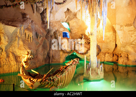 Grotta di Venere presso il castello di Linderhof, Baviera, Germania Foto Stock