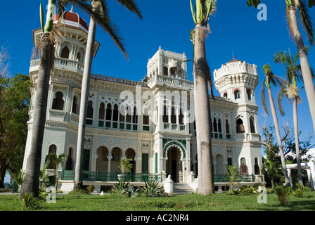 Palacio de Valle sulla Punta Gorda, Cienfuegos, Cuba. Foto Stock