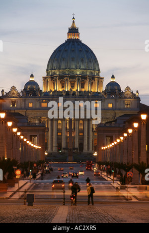 ITA, Italia, Roma : Vaticano, Sankt Peter Dome . Foto Stock