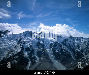 Emisfero sud, Nuova Zelanda, isola del sud, sud delle Alpi, Westland, Aoraki Monte Cook mackenzie Foto Stock