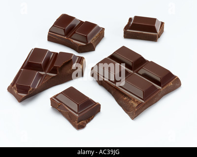 cioccolato fondente Foto Stock