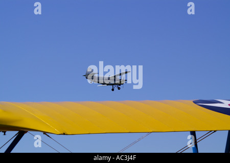Doppia aeromobile alato Foto Stock