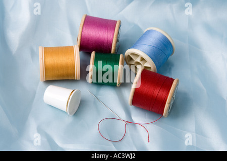 elementi di cucito Foto Stock