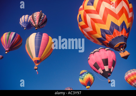 I palloni ad aria calda Albuquerque Balloon Fiesta Albuquerque New Mexico Foto Stock