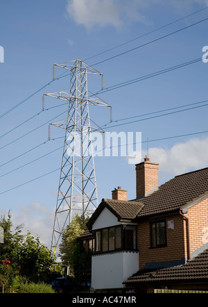 Moderna casa di estate in stretta prossimità al pilone dell'Abergavenny Wales UK Foto Stock