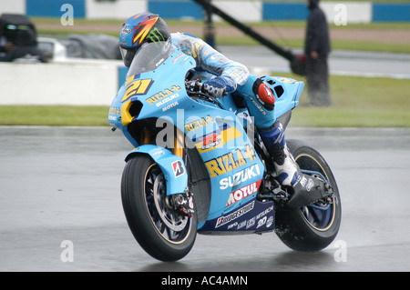 John Hopkins (USA) al 2007 Nickel & Dime British Motorcycle Grand Prix - Donington Park Foto Stock