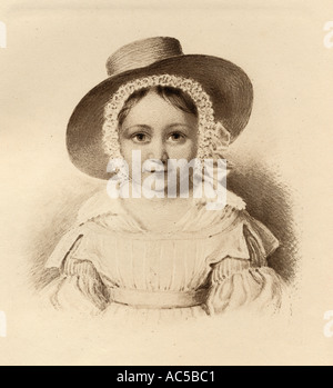 Adelaide di Sax-Meiningen , visto qui come un bambino, 1792 - 1849. FutureEnglish regina consorte come moglie di Guglielmo IV. Foto Stock