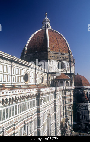 Il Duomo di Santa Maria del Flore, Firenze, Toscana, Italia Foto Stock