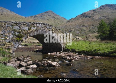 Butterbridge drovers ponte in Glen Kinglas Scozia Scotland Foto Stock