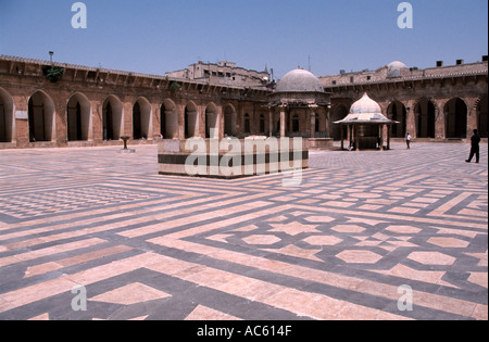 Grande moschea di Aleppo Siria Foto Stock