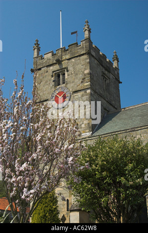 Chiesa di tutti i Santi Hunmanby North Yorkshire England Regno Unito U K Gran Bretagna Foto Stock