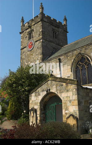 Chiesa di tutti i Santi Hunmanby North Yorkshire England Regno Unito U K Gran Bretagna Foto Stock
