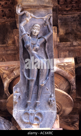 La figura di NAGINI TEMPIO RAMAPPA PALAMPET Andhra Pradesh Foto Stock