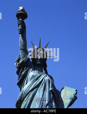 Odaiba Tokyo, Statua della Libertà Foto Stock