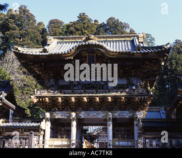 La Porta Yomeimon ( Higurashino-mon ) Nikko al Santuario di Toshogu Foto Stock