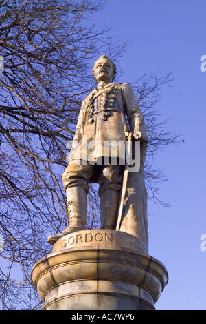 Le staue del generale Gordon a Fort Gardens Gravesend Kent Foto Stock