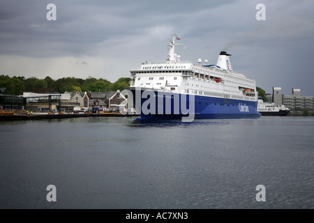 La camicia nel porto di Stavanger, Norvegia Foto Stock