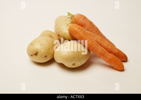 Vegetali di radice ancora vita Foto Stock