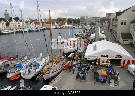 Gladmat festival in Stavanger Foto Stock