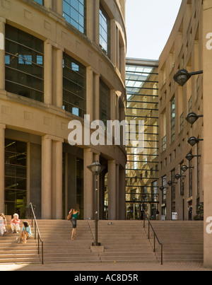 Vancouver Public Library, ramo centrale, British Columbia, Canada Foto Stock